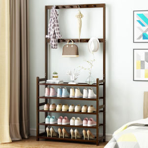 Multifunctional Economic Japanese Style Solid Wood Multi-level Shelving Unit