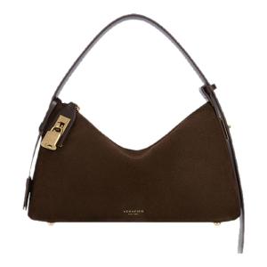 VERAFIED | Elegant Old Money Style Suede Hobo Bag