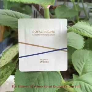 Sét 30 gói Kem dưỡng Whoo Royal Regina Energetic Recharging Cream 1ml hỗ trợ phục hồi ngăn lão hoá da
