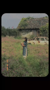 Áo dài cách tân nữ 4 tà dáng suông thêu hoa nhí lắc tay cổ đính ngọc thiết kế phối tay lỡ may sẵn Áo dài truyền thống nữ Nhã Lam màu Xanh Lam