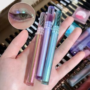 ชุด 3 ชิ้น - อายแชโดว์ Chameleon 3 สี: สีชมพู Micro Glitter สีม่วง สีฟ้า Chameleon Glitter อายแชโดว์ Long Lasting Eye Makeup