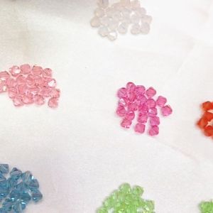 คริสตัลสวารอฟสกี้ 5 มิลเหลี่ยม (5301)คริสตัลแท้ แพ็คละ 20 เม็ด สำหรับร้อย DIY พร้อมส่ง รูปถ่ายจากสินค้าจริง