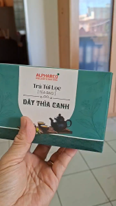 Trà Dây Thìa Canh Cỏ Ngọt ALPHARCO (Hộp 30 túi lọc x 3g)