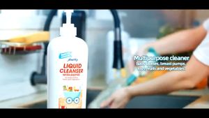 Anakku Apple Flavour Bottle Wash Liquid Cleanser Safe for Baby Accessories Fruit & Vegetables 600ml/700ml Sabun Pencuci Botol Puting Bayi