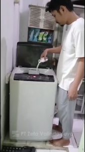 Serbuk Pembersih Mesin Cuci Bukaan Atas dan Bukaan Samping AQUARIGHT