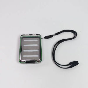 Single Sided Waterproof Fly Hook Box Fly Bait Box Fish Hook Bait Fishing Gear Fake Bait Box Portable Hanging Rope Storage Box