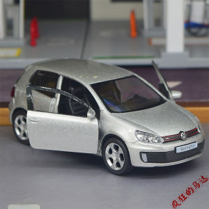 Golf GTI Alloy Car Model Toy Matte Blue Metal Decoration Collectible Gift Static Model Simulation Collectors Item for All Ages