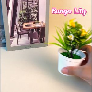 Sampai7an PBP19: Dekorasi Interior Rumah & Kantor Dengan Bunga Tulip Plastik