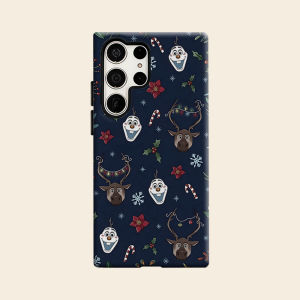 frozen christmas sven olaf Luxury Fashion Full Lens Protective Case for Samsung Galaxy S26 S25 S24 A56 A36 Plus Ultra