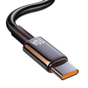 10A 240W Cable Fast Charging Cable Highspeed Data Transfer Braided Charge Cable 1/1.5/2/3M C To C Quick Charging Cable For Phone