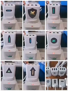 Universal Battery Charger Fast Charging Hub For Phones Tablets And Laptops Ideal For Family Living Room Setup. 6 USB ports family use organized compact practical.