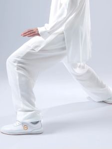 Quần Áo Tập Luyện Tai Chi Cho Nam Và Nữ Mùa Xuân Hè Thu Vải Lanh Cotton Pha Trộn Quần Áo Luyện Tập Võ Thuật Mới