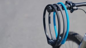 ROCKBROS Khóa Xe Đạp Khóa Hợp Kim Kẽm Bền Chắc Đàn Hồi Khóa Xe Đạp Leo Núi Xe Đạp Đường Trường Slicon Mật Khẩu ABS Chống Trộm Phụ Kiện Xe Đạp