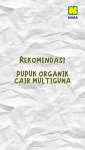 pupuk organik hormonik nasa - mengurangi kerontokan pada bunga