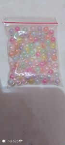 Mutiara warna warni mengkilap 8mm