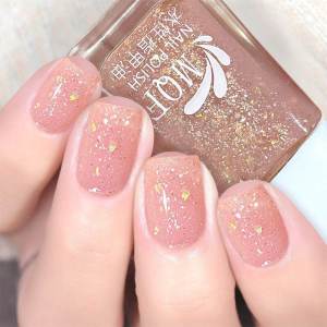 New 2025 Quick Dry Long Lasting Nail Polish for Girls Transparent Bare Skin Pink Healthy Nail Art Easy Application Nail Polish