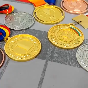 10Pcs Gold/Silver/Bronze Medal Award Medals with Neck Ribbon Sports Rewards Students Rewards for Talent Show Party Race