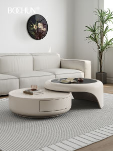 Extendable Luxury Coffee Table Round
