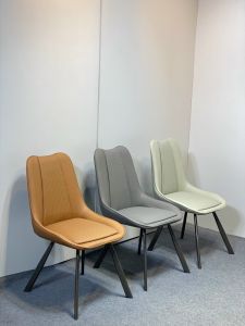 Ghế ăn Villa LACASA bọc da Pu chân sắt sơn tĩnh điện. Nhập khẩu cao cấp hiện đại. Căn hộ chung cư nhà phố