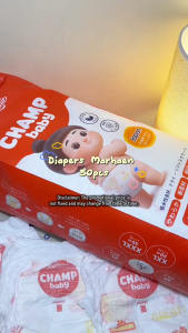 CHAMP Lampin Bayi – Seluar Lampin & Lampin Pakai Buang | Selesa Ringan Bernafas | Saiz M hingga XXXL | Penghantaran Pantas