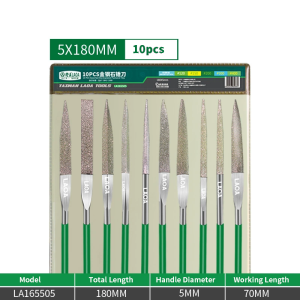LAOA 10pcs File Set Small Thwart Woodworking Scrubber Coarse Tooth Square File Half Round File Sanding Tools