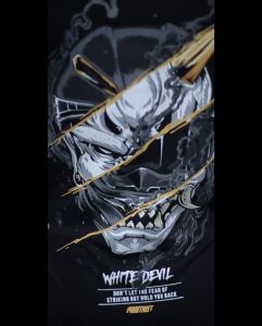Kaos Lengan Panjang Pria Prostreet WHITE DEVIL Terbaru
