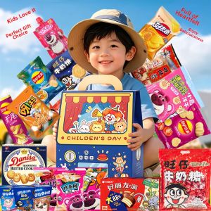 BE&CHEERY | Childrens Gift Surprise Snack and Backpack Pack