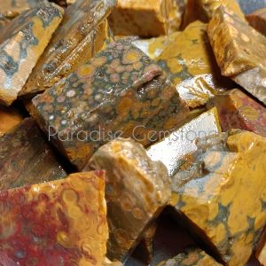BATU ASLI Bahan Lempengan Akik Telor Kodok Motif Unik RANDOM