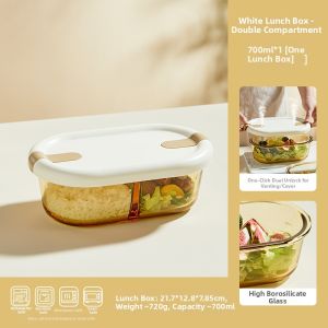 CAROTE | Microwave Safe Lunch Box for Work School Fruit and Food Preservation