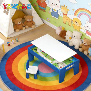EDWONE | Train Track Toy Accessory White Double-sided Cover
