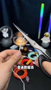 USB 120W สายชาร์จ LED สายข้อมูล Bold สาย Type C สายไอโฟน สาย Micro สาย USB C สำหรับ Xiaomi Huawei Samsung J5 S6 OPPO R9 VIVO X7 REALME iPhone