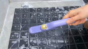3 in1 Multi functional rotating gap cleaning brush for bathroom rotating brush for cleaning