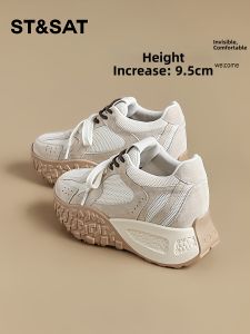 ST&SAT | Height Increasing Small Size Comfortable Womens Shoes 9.5cm