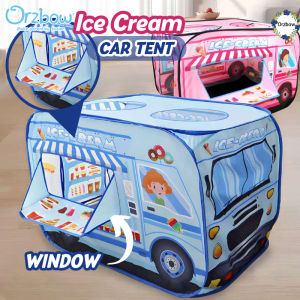 Orzbow บ้านของเล่นเต็นท์รถยนต์ของเด็กพับได้สำหรับเต็นท์เด็กในบ้านนอกบ้านพับได้สนุกรถบ้านเต็นท์เด็ก S