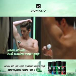 [ 4 mùi ]Lăn khử mùi nam Romano hương nước hoa lịch lãm đẳng cấp lôi cuốn 50ml