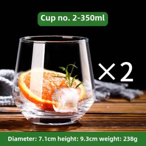 Transparent Net Red Windshield Washer Fluid Cup Ins Style Mousse Big Belly Cup Milk Juice Drink Breakfast Wine Glass Japanese Style