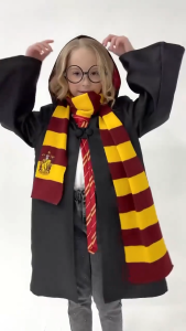 【6 PCS/SET】 Book Character/Potter cosplay Costume for Kids Robe Cloak Halloween Christmas home games Party themed events Outfit