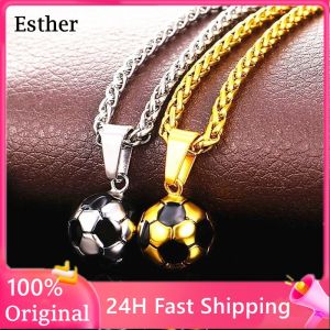 ⚽Sports Football Necklace for men gold necklace for men stainless steel necklace silver necklace for men Football Boys Gift necklace for men aesthetic necklace gold pawnable jewelry 18k gold pawnable jewelry Fashion Chain Necklaces for friendship