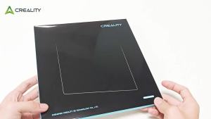 Creality | 3D Printer PEI Build Plate CREALITY Original K1C Smooth 235mm*235mm Without Soft Magnetic Sticker 3D Printer Accessories