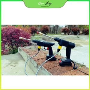 ปืนฉีดน้ำแรงดันสูง ปืนฉีดน้ำไร้สาย ปืนฉีดน้ำล้างรถ ปืนฉีดน้ำไฟฟ้า แบต2ก้อน  [ของแถมเพียบ] +ประกัน30วัน