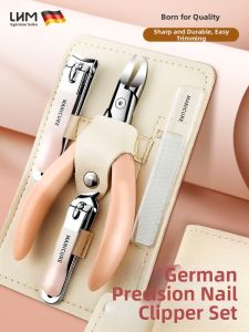 LHM | Stainless Steel Slanted Home Use Eagle Beak Nail Clippers Set