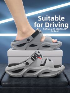 BUYANGSI | 2 Ways Slip On Outdoor Sandals Slippers Comfortable Wear Thick Bottom Slip-resistant