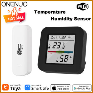 WIFI Temperature and Humidity Sensor Hygrometer Thermometer with/No LCD Display Tuya Smart Indoor Support Alexa Google Assistant