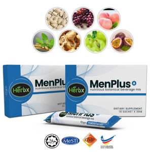 Herbx MenPlus. Halal KKM Mesti GMP.