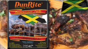 เครื่องปรุงรสจาเมกา "Jerk" (ดันไรท์) รมควันและเผ็ด 40gm - Jamaican Jerk Seasoning (DunRite)