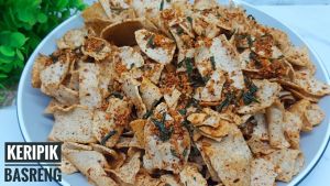 Basreng Koin Extra Pedas Daun Jeruk Bumbu Super Cikruh Viral 1kg/ Cemilan / Keripik Baso Goreng Enak