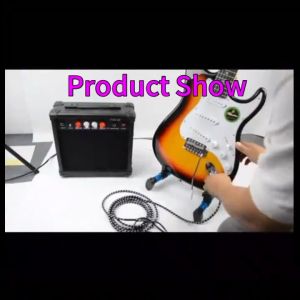 🎸 สายแจ็คกีต้าร์ KAWES | สำหรับกีต้าร์ไฟฟ้า/เบส | สายถัก 3 เมตร | หัวเชื่อม 6.35mm | คุณภาพเสียงใส