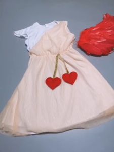 ชุดคิวปิด เทวดา กามเทพเด็ก มาเป็นชุดพร้อมปีกนางฟ้า และมีเชือกคาดหัวใจ (FANCY369)