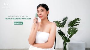 Máy rửa mặt Siêu âm OGAWA Beauty Cleansing - Massage sâu loại sạch bụi bẩn bã nhờn