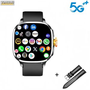 Newest Android 13.0 Smartwatch 5G Full Netcom Smart Watch With 190° Rotary Camera GPS Position WIFI NFC 2100mAH Battery 2.4inch